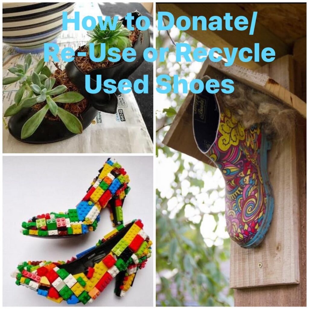 👞 How to Donate/ Re-Use or Recycle Used Shoes