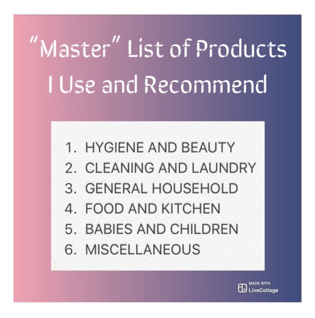 “Master List” of Truly Non-Toxic Products I Use