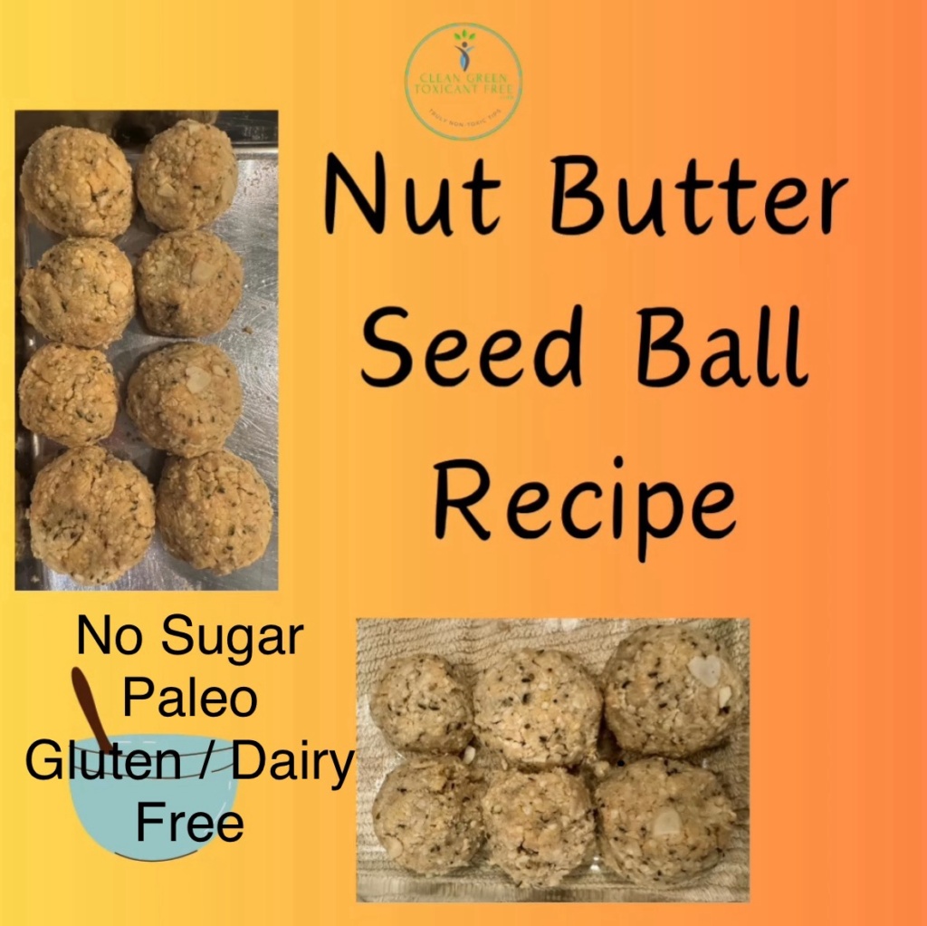 No Sugar Nut Butter Seed Ball Recipe