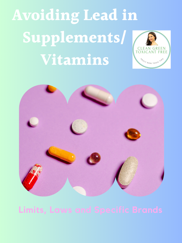 Avoiding Lead in 💊 Supplements/ Vitamins