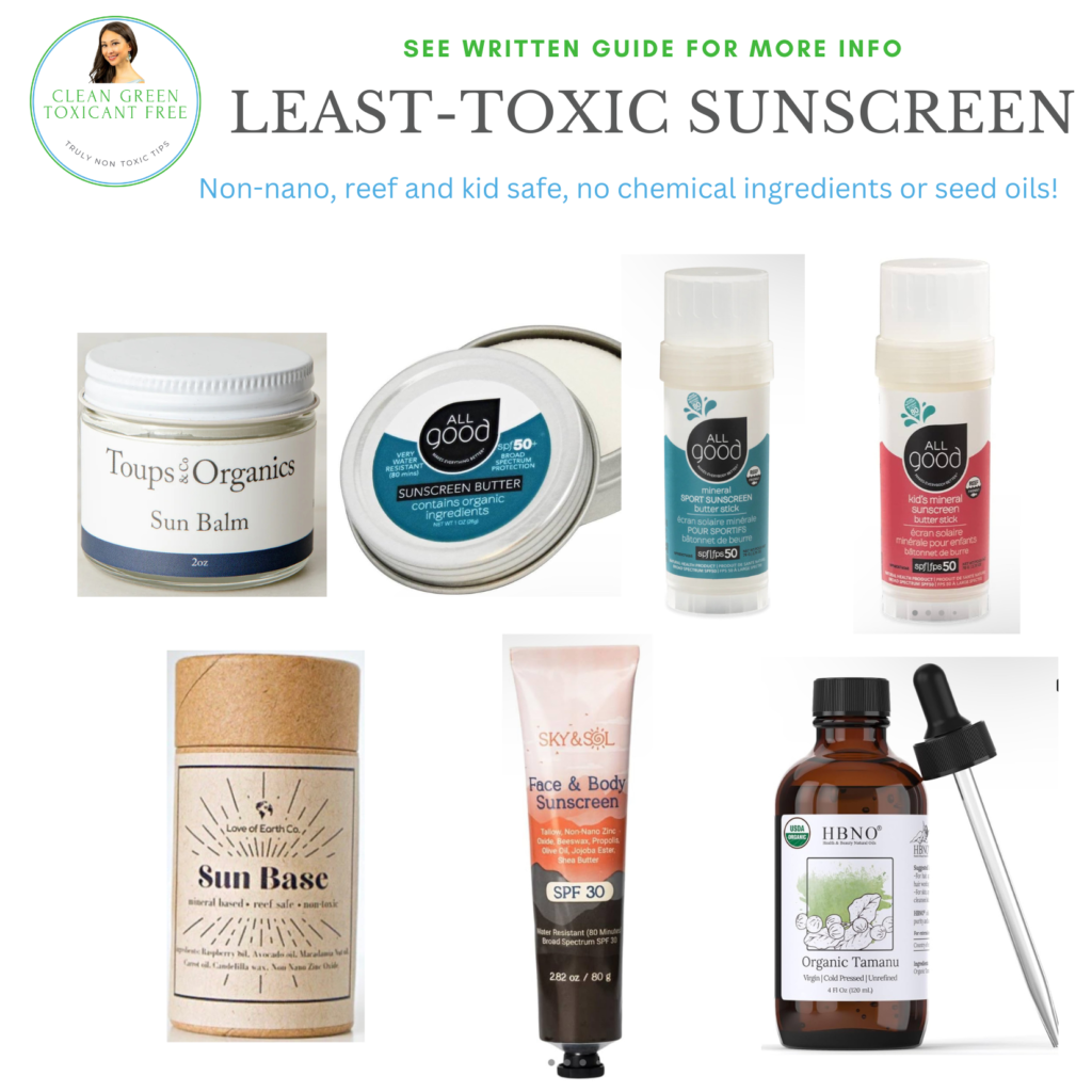 Least Toxic Sunscreen